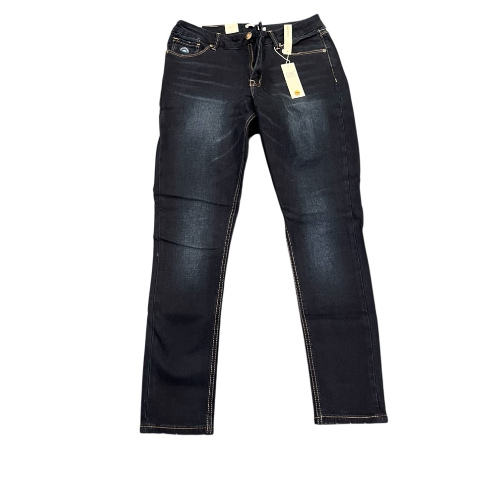 C&C California Women's Dark Wash Straight Leg Jeans